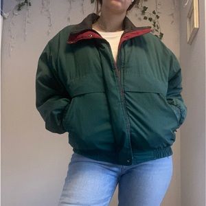 VINTAGE NORTHERN CLIMATE Green Bomber Jacket